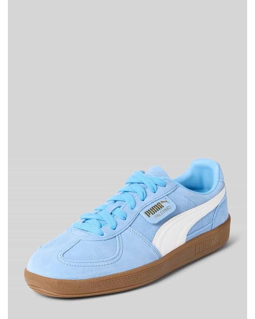 PUMA Sneaker mit Label-Details Modell 'Palermo' in Blue für Herren