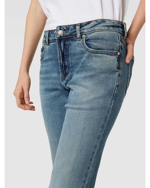 Silver Jeans Co. Flared Cut Jeans im 5-Pocket-Design Modell 'Be Low' in Blue für Herren