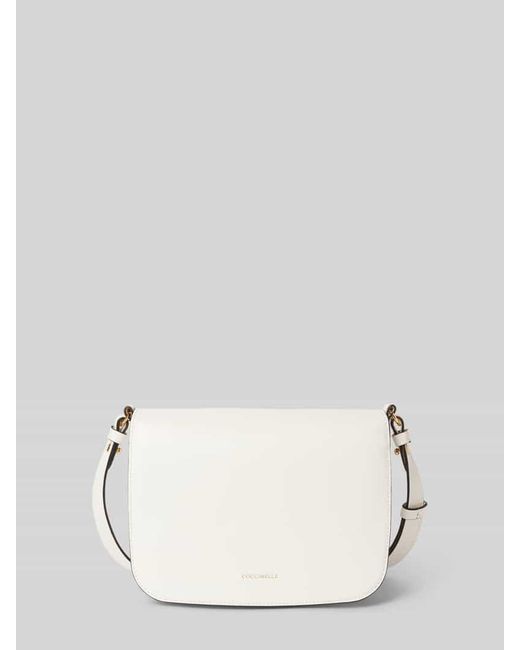 Coccinelle Natural Handtasche Mit Logo-Applikation Modell 'C-Me'