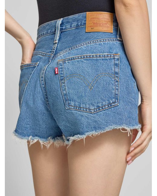 Levi's Korte Jeans in het Blue