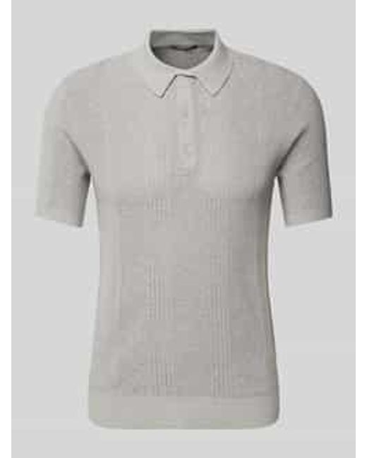 Superdry Poloshirt Met Korte Knoopsluiting in het Gray voor heren