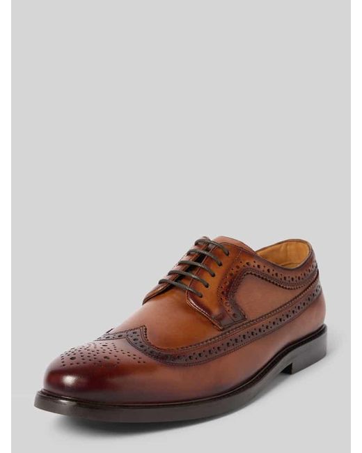 DIGEL Derby mit Lochmuster Modell 'Sherlock' in Brown für Herren