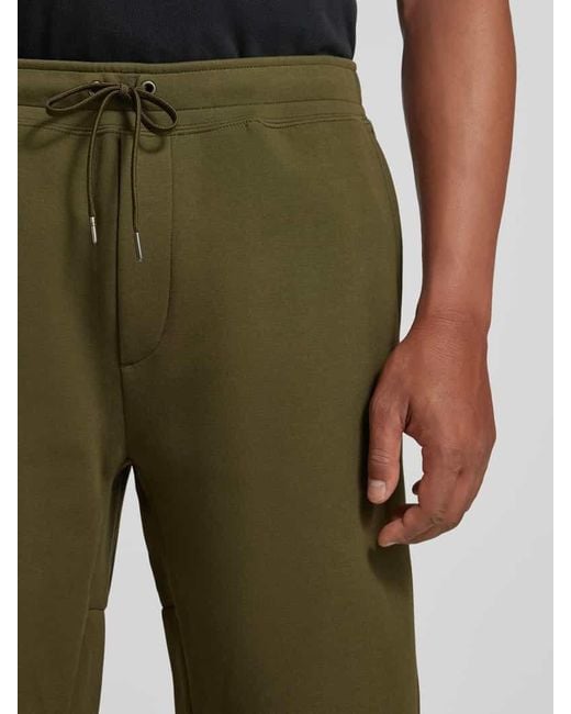 Polo Ralph Lauren Regular Fit Sweatshorts mit Logo-Stitching in Green für Herren