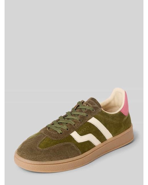 Gant Green Sneaker aus Leder mit Schnürung Modell 'Cuzima'