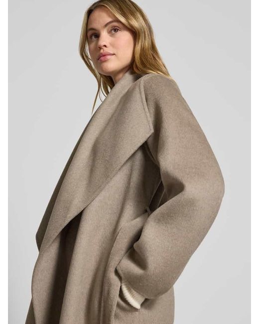 IVY & OAK Natural Wollmantel mit Bindegürtel Modell 'CARRIE ROSE'