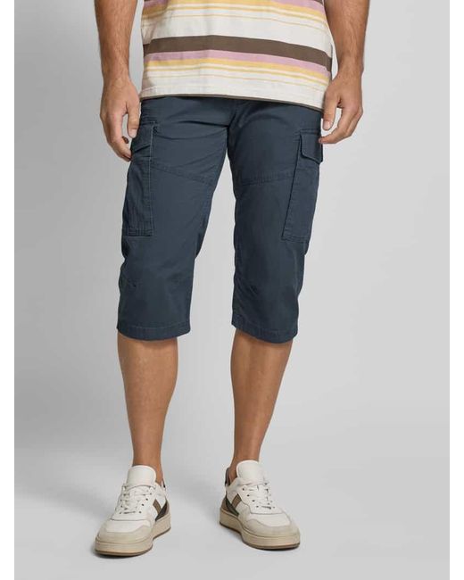S.oliver Relaxed Fit Bermudas aus Baumwoll-Mix in Blue für Herren