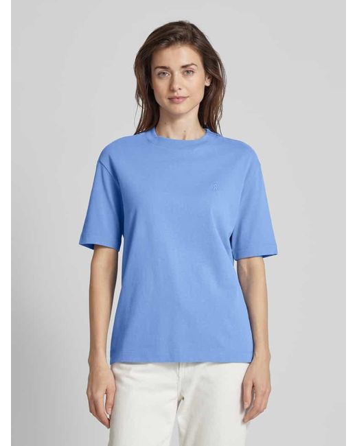 ARMEDANGELS Blue T-Shirt aus Bio-Baumwolle Modell 'TARJAA'