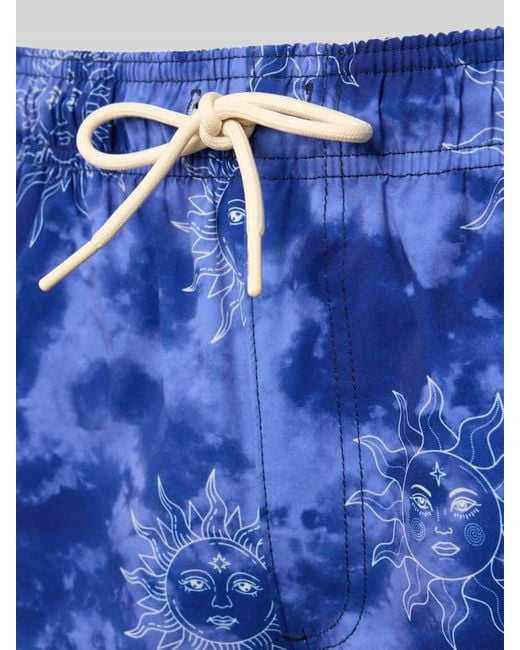 Jack & Jones Badehose mit seitlichen Eingrifftaschen Modell 'MAUI' in Blue für Herren