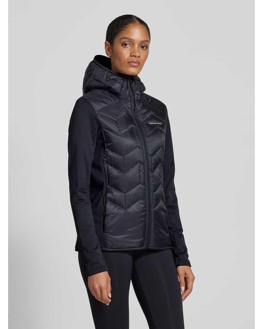 Peak Performance Blue Steppjacke mit Label-Stitching Modell 'Elevate'