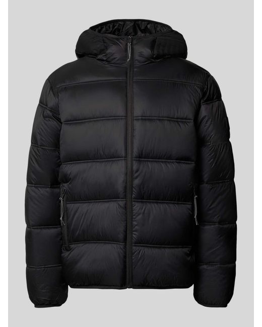 Tommy Hilfiger Gewatteerd Regular Fit Jack Met Capuchon in het Black voor heren