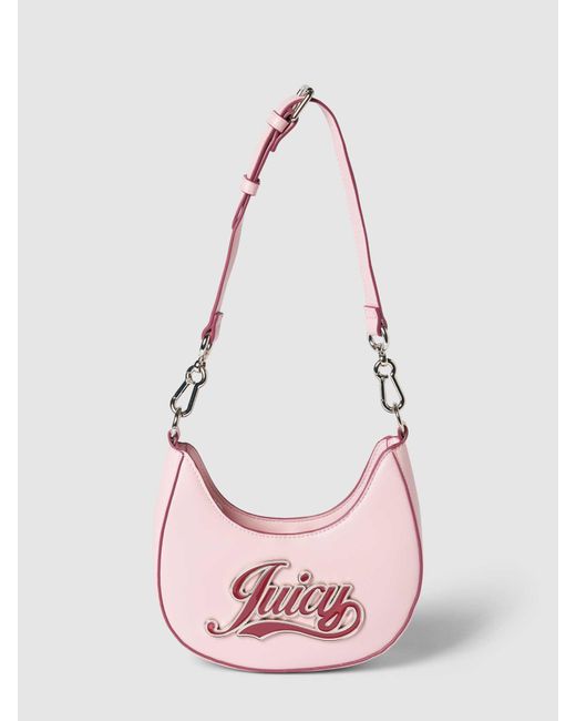 Juicy Couture Hobotas Met Labeldetail in het Pink