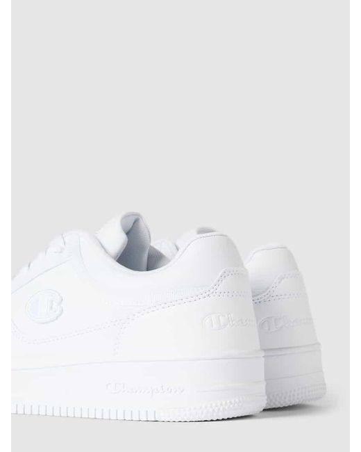 Champion Sneaker mit Logo-Stitching Modell 'Rebound low' in White für Herren