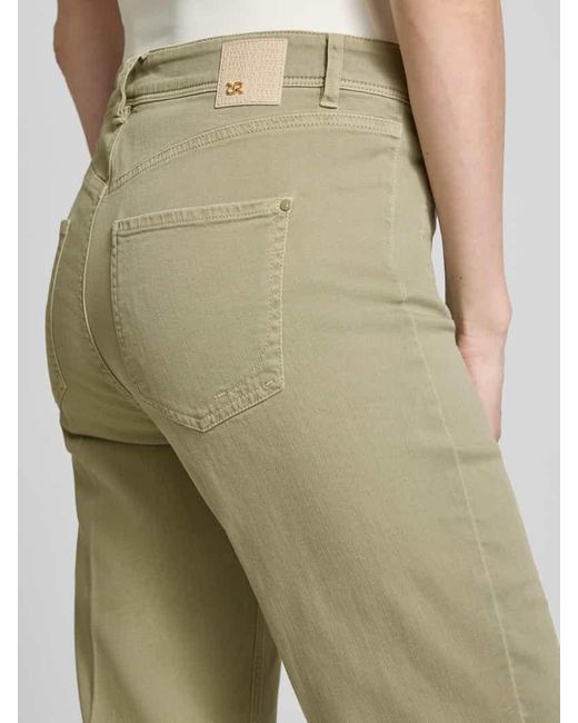 RAFFAELLO ROSSI Natural Flared Jeans mit Bügelfalten Modell 'NELLA'