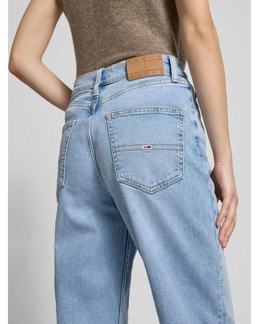 Tommy Hilfiger Blue Straight Leg Jeans aus Baumwoll-Mix Modell 'LAYLA'