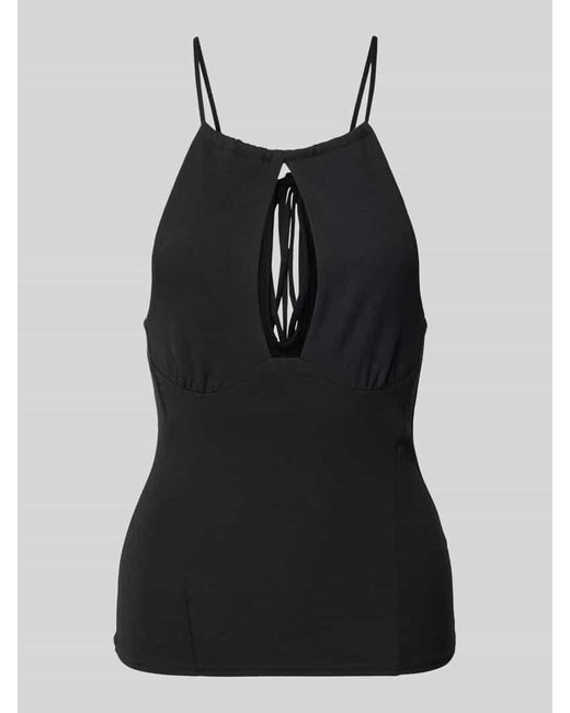 Weekday Black Trägertop mit Cut Out