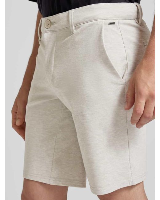 Only & Sons Shorts mit französischen Eingrifftaschen Modell 'MARK' in White für Herren