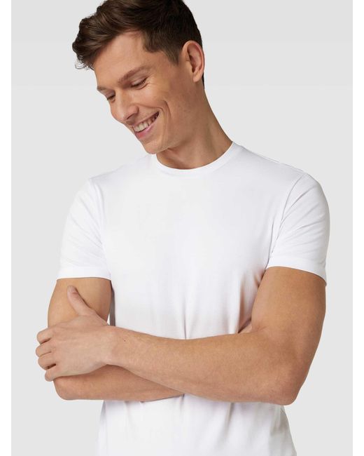 Emporio Armani T-shirt Met Ronde Hals in het White voor heren
