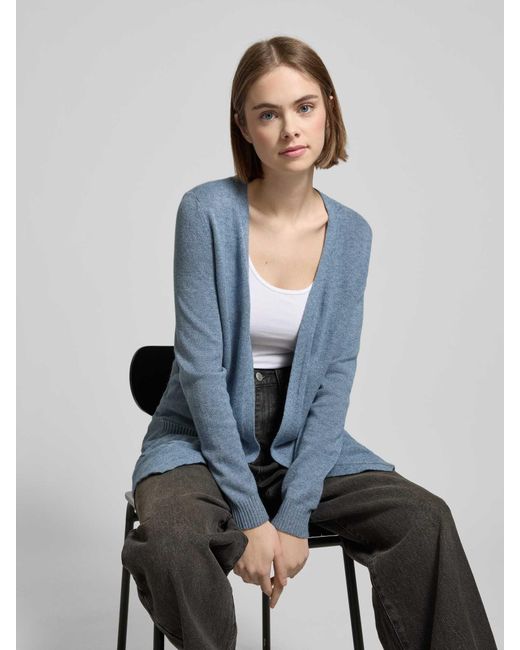 ONLY Regular Fit Cardigan Met Viscose in het Blue