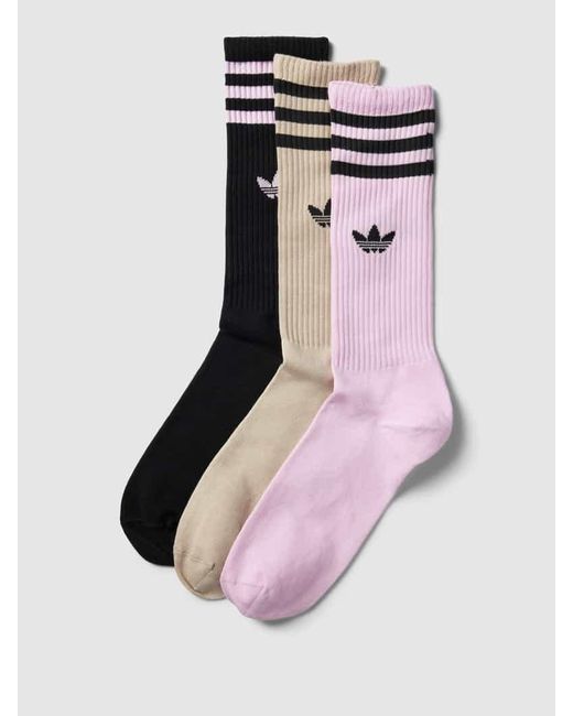 Adidas Originals Socken mit Label-Detail im 3er-Pack in Pink für Herren