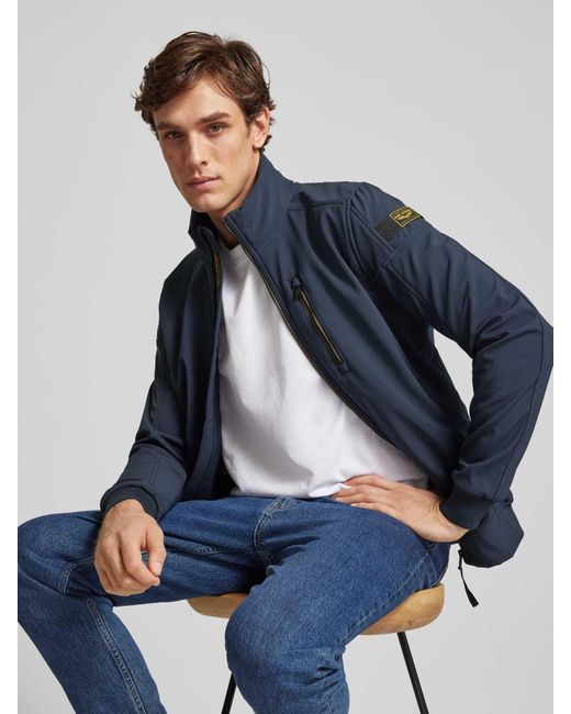 PME LEGEND Jacke mit Stehkragen Modell 'SKYGLIDER' in Blue für Herren
