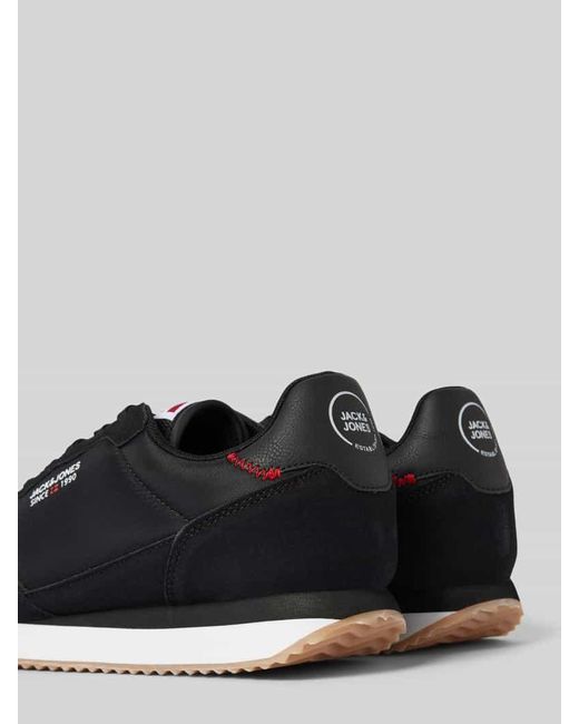 Jack & Jones Sneaker mit Label-Print Modell 'ROBIN' in Black für Herren