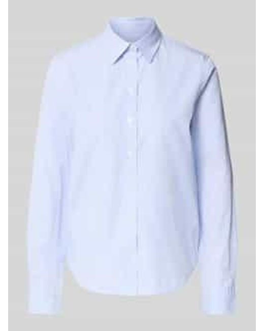 Gant Regular Fit Overhemdblouse Van Puur Katoen in het Blue