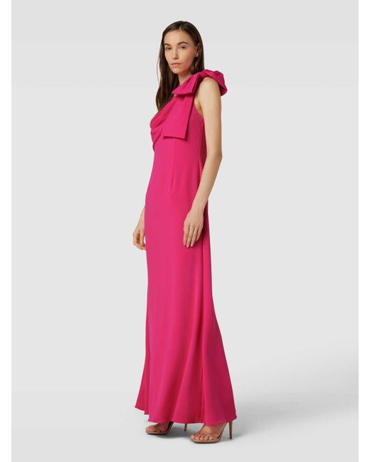 Adrianna Papell Pink Abendkleid mit One-Shoulder-Träger