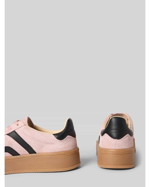 Gant Pink Sneaker aus Leder mit Plateausohle Modell 'Cuzmani'
