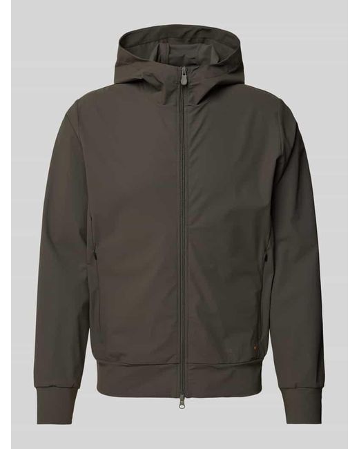 Save The Duck Windbreaker mit Zweiwege-Reißverschluss Modell 'LUIZ' in Gray für Herren