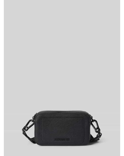 Steve Madden Black Crossbody Bag mit Logo-Applikation Modell 'Brisa'