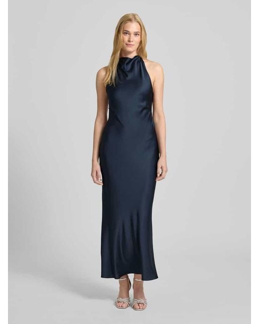 Forever New Blue Abendkleid mit Neckholder Modell 'Audrey'
