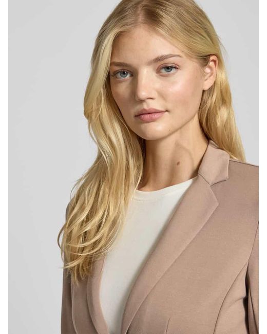 ONLY Natural Regular Fit Blazer aus Viskose-Mix Modell 'POPTRASH LIFE'