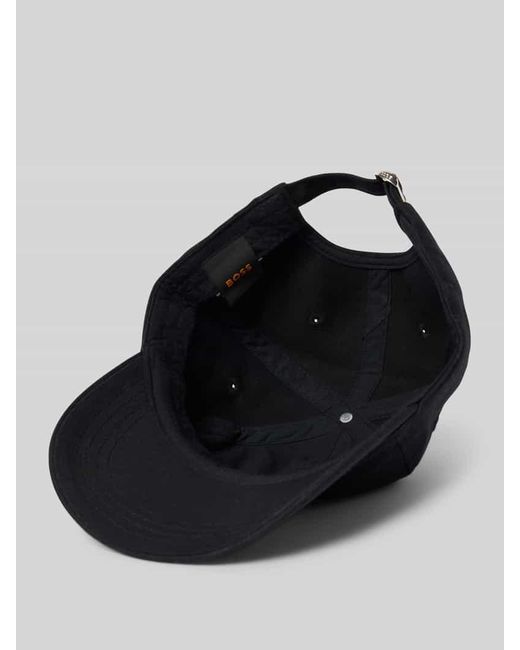 Boss Black Basecap mit Label-Stitching Modell 'Lilyan'