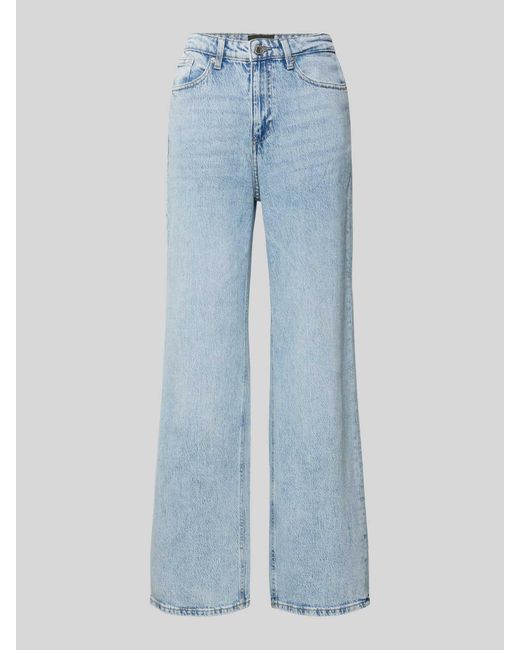 Vero Moda Blue Wide Fit Jeans mit Knopfverschluss Modell 'TESSA'