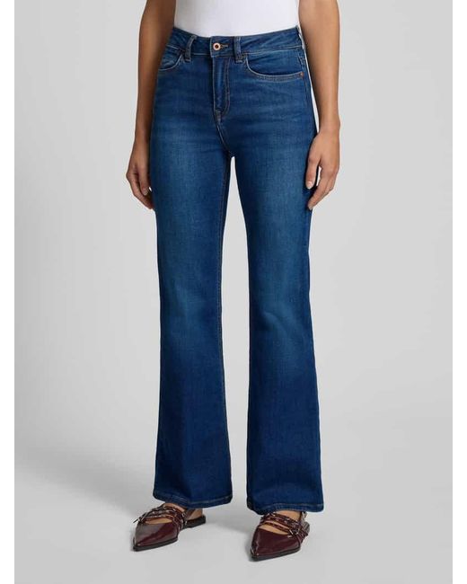 Pepe Jeans Blue Flared Jeans aus Baumwoll-Mix Modell 'WILLA'
