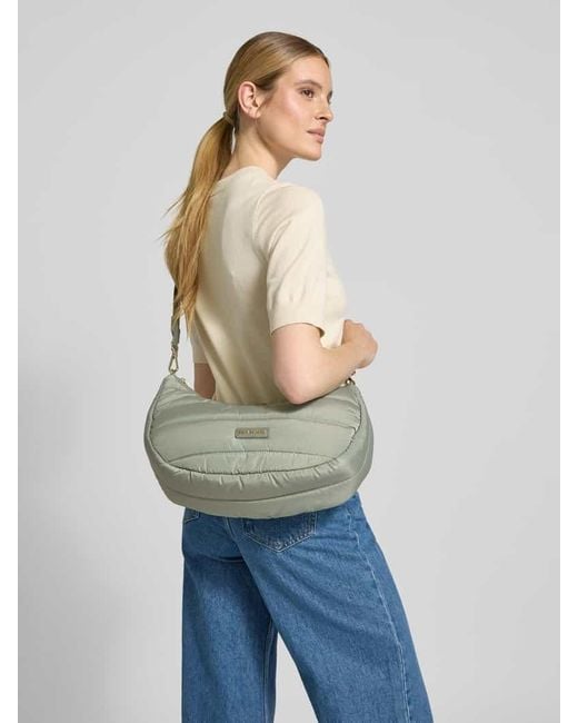 HEY MARLY Gray Handtasche mit Steppnähten Modell 'LIFETIME BUDDY'