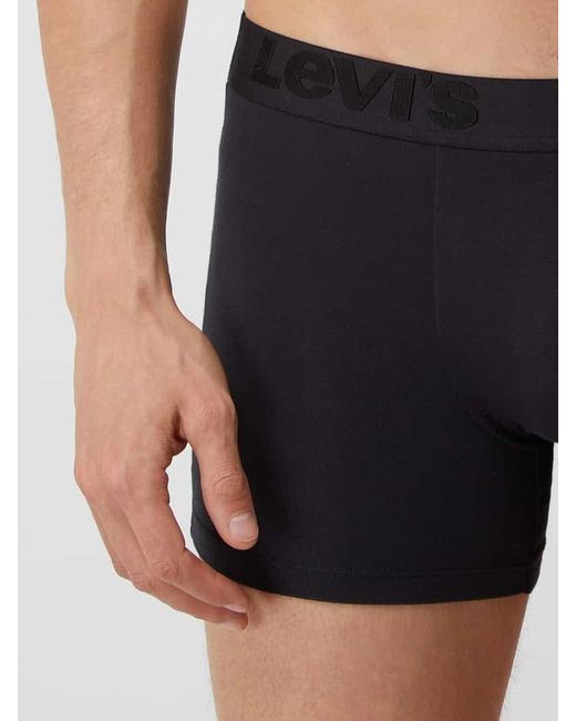 Levi's Trunks Mit Stretch-Anteil Im 3Er-Pack in Black für Herren