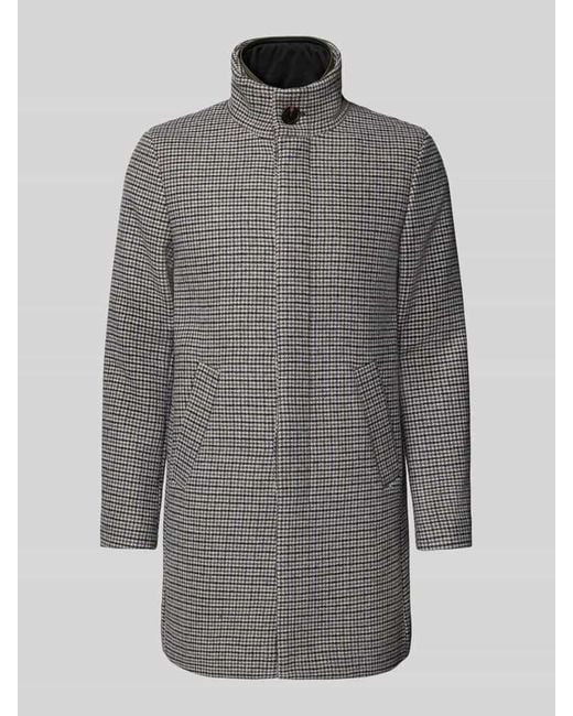 Matíníque Slim Fit Mantel mit Woll-Anteil Modell 'HARVEY' in Gray für Herren