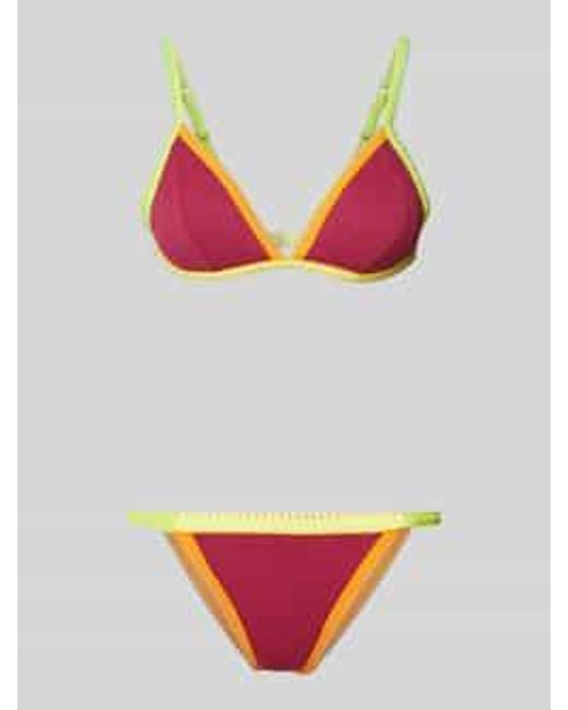 Banana Moon Bikiniset Met Structuurmotief in het Multicolor