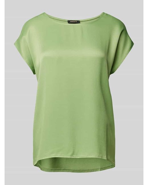 MORE&MORE Green T-Shirt mit U-Boot-Ausschnitt
