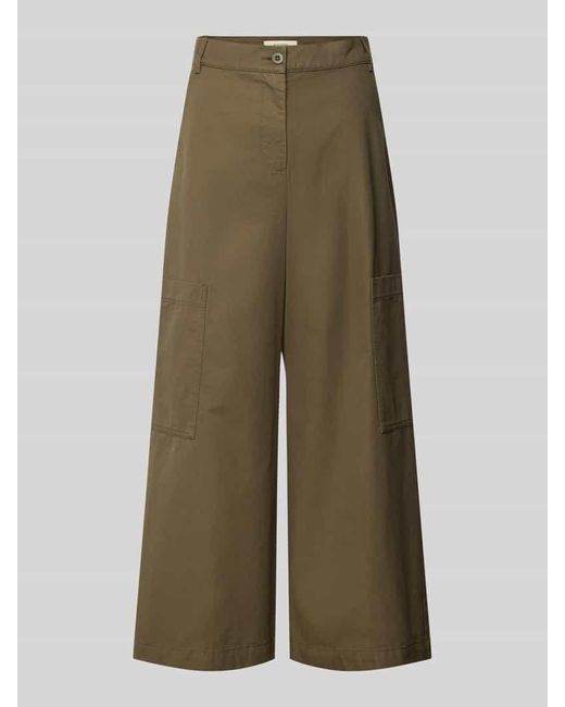 Weekend by Maxmara Green Hose Mit Cargotaschen Modell 'Quiz'