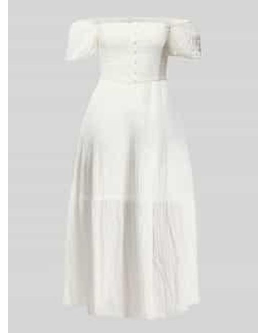 Apricot Midi-jurk in het White