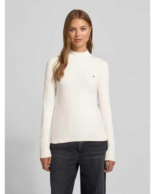 Tommy Hilfiger Natural Regular Fit Pullover aus Baumwoll-Mix