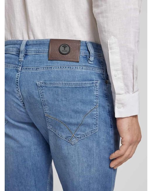 Joop! Modern Fit Jeans im 5-Pocket-Design Modell 'Fortress' in Blue für Herren