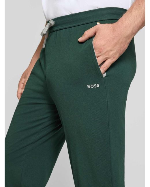Boss Sweatpants in het Green voor heren
