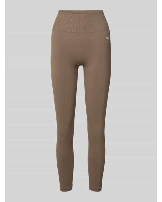 P.E Nation Natural Super Skinny Fit Leggings mit Label-Print Modell 'SEAMLESS'