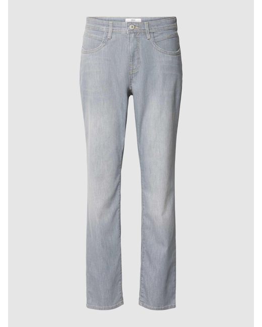 Brax Gray Straight Leg Jeans mit Eingrifftaschen Modell 'STYLE.CAROLA'