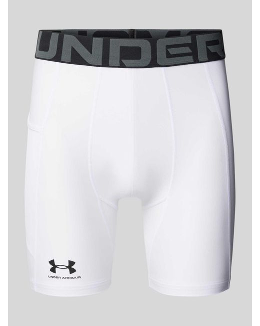 Under Armour Shorts Met Elastische Logoband in het White voor heren