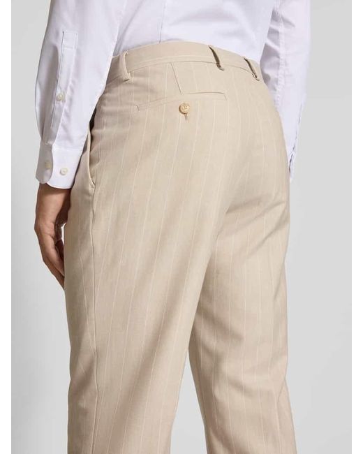 Mcneal Regular Fit Anzughose mit Eingrifftaschen in Natural für Herren