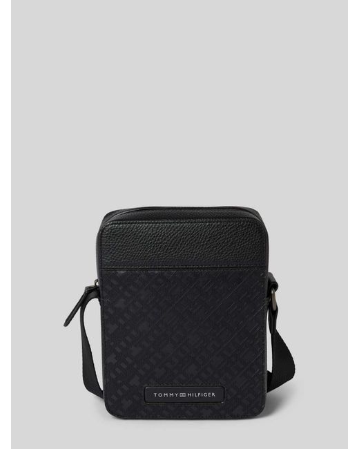 Tommy Hilfiger Schoudertas Met Labelpatch in het Black voor heren
